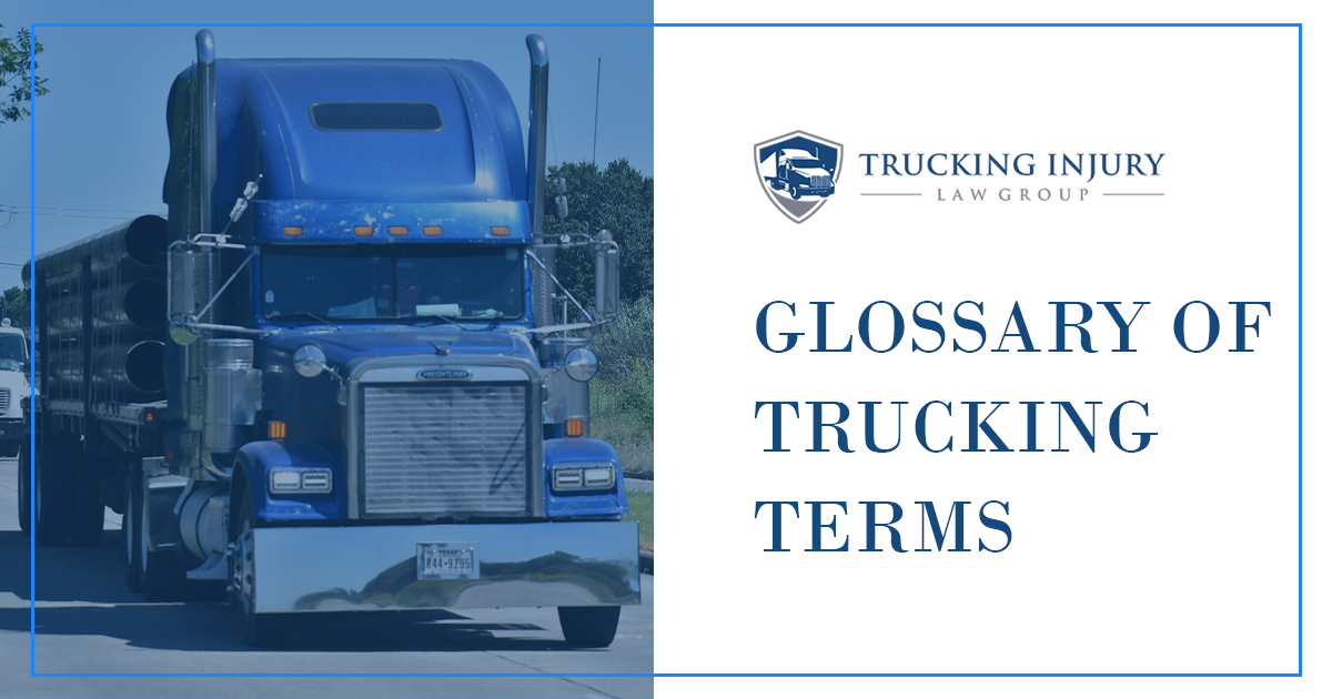 Glossary of Trucking Terms