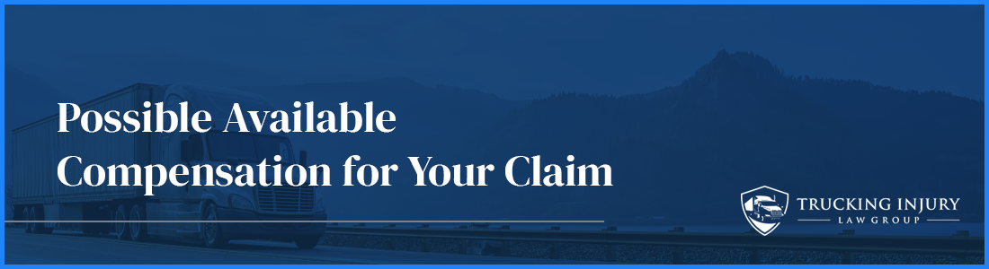 Possible available compensation for a truck accident claim